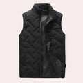 Men's Lightweight Quilted Padded Bodywarmer with Front Zipper 0
