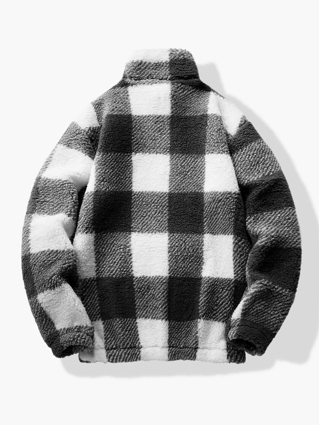 Men's Teddy Fleece Quarter-Zip Sweatshirt with Relaxed Fit 3