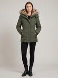 Mila | Women's Quilted Collar Hooded Winter Jacket