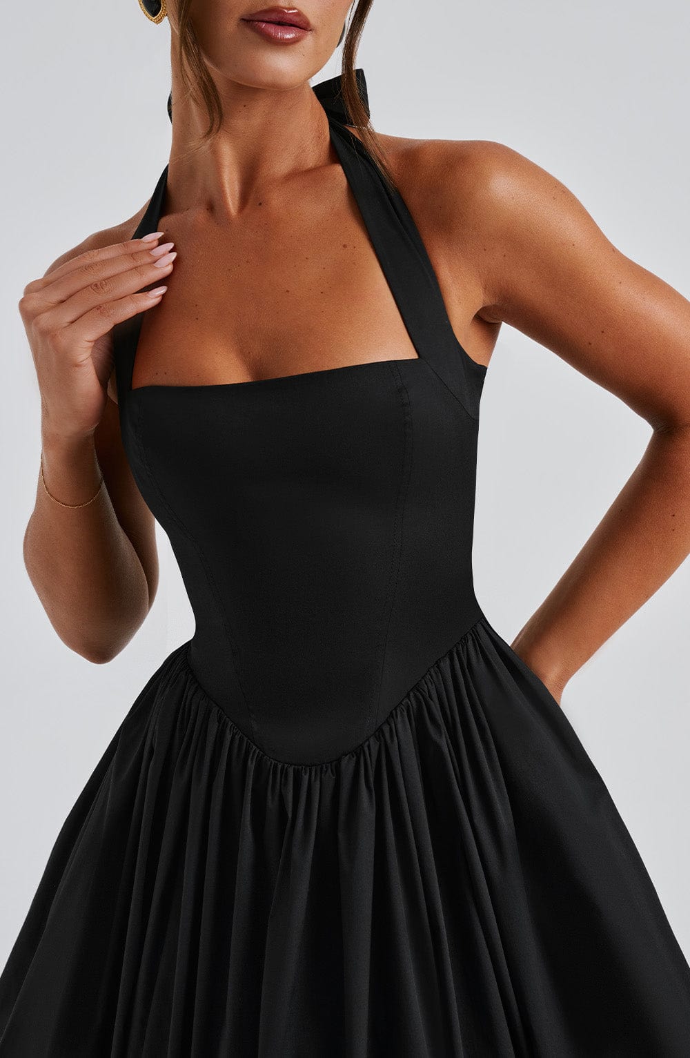 Mila | Women’s Summer Halter Midi Dress