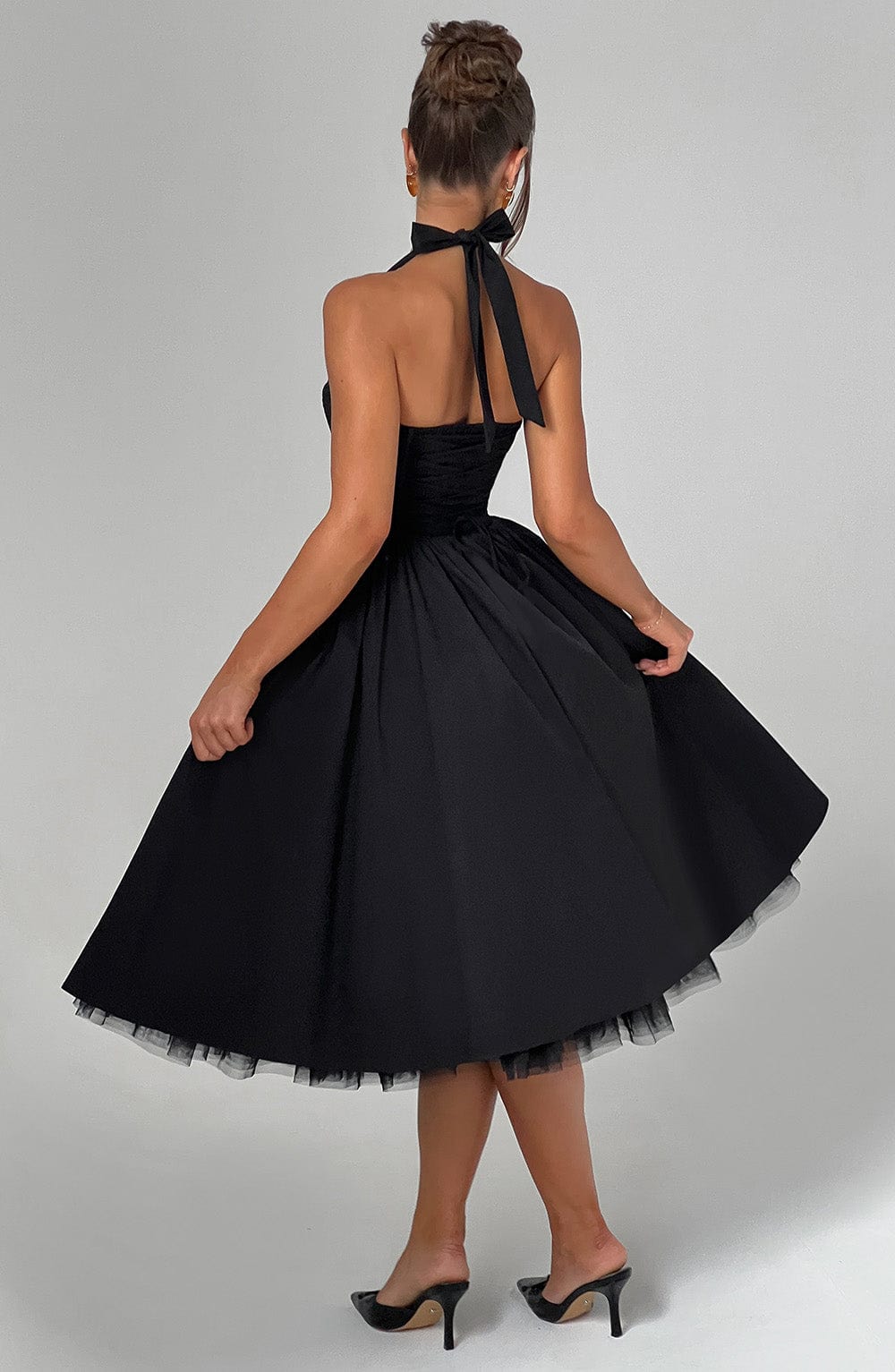 Mila | Women’s Summer Halter Midi Dress
