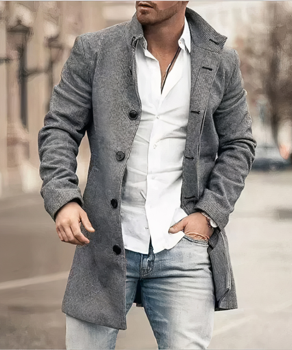 Milan | Men's Classic Stand Collar Coat