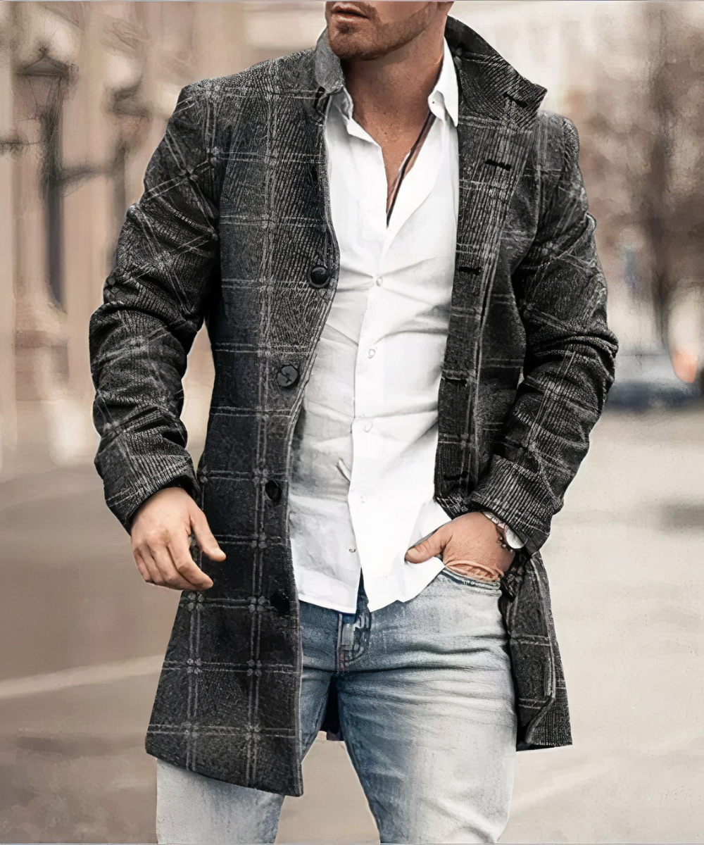 Milan | Men's Classic Stand Collar Coat
