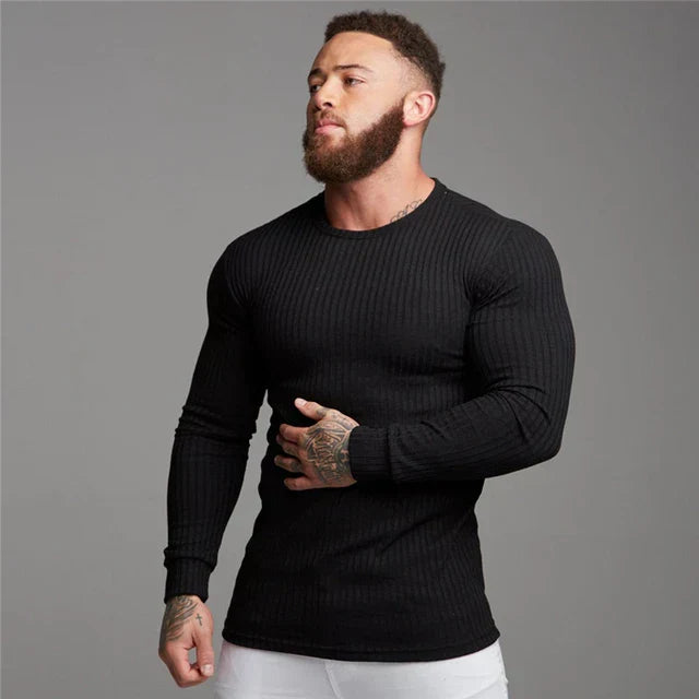 High-Quality Men’s Slim-Fit Sweater – Elegant, Warm & Comfortable