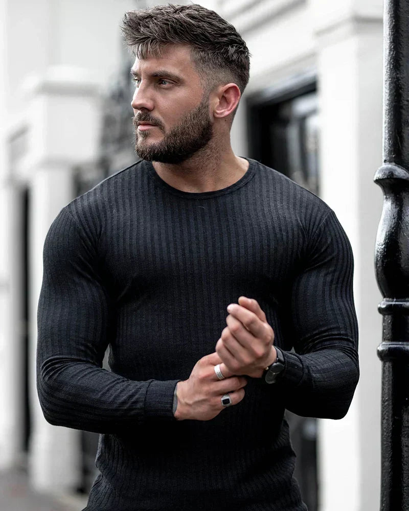 High-Quality Men’s Slim-Fit Sweater – Elegant, Warm & Comfortable