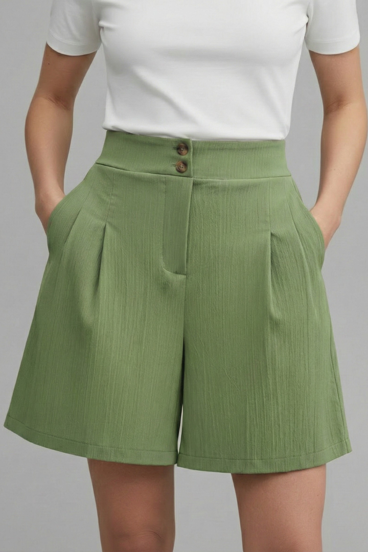Noortje | Stylish Women’s Shorts with Wide Legs and High Waist