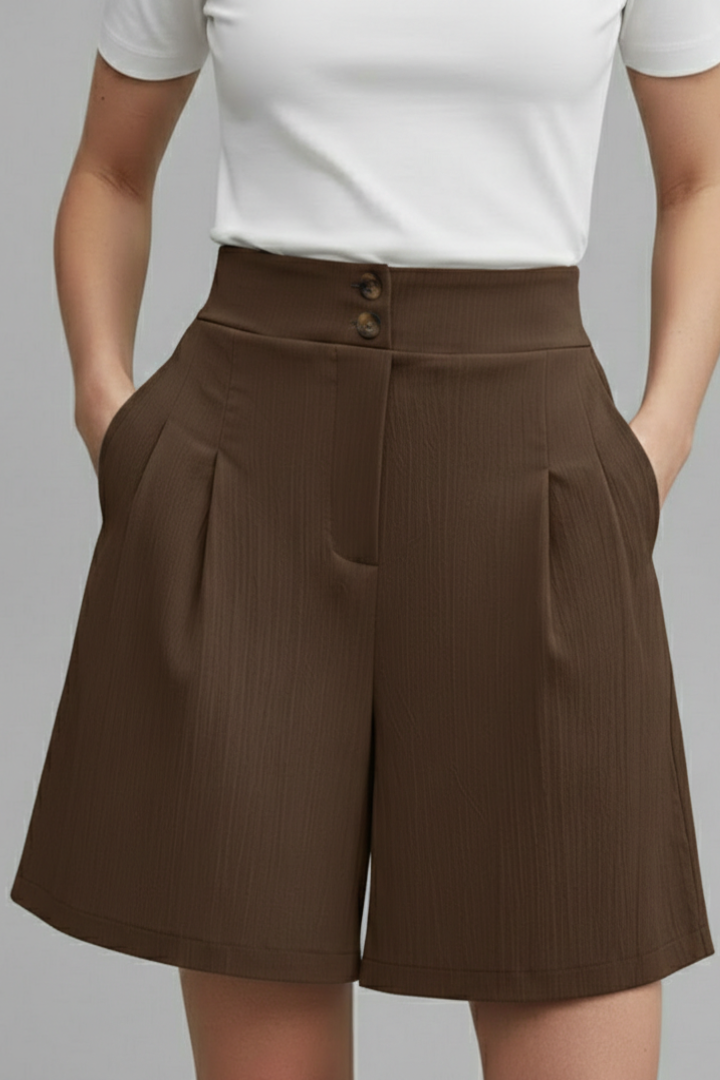 Noortje | Stylish Women’s Shorts with Wide Legs and High Waist
