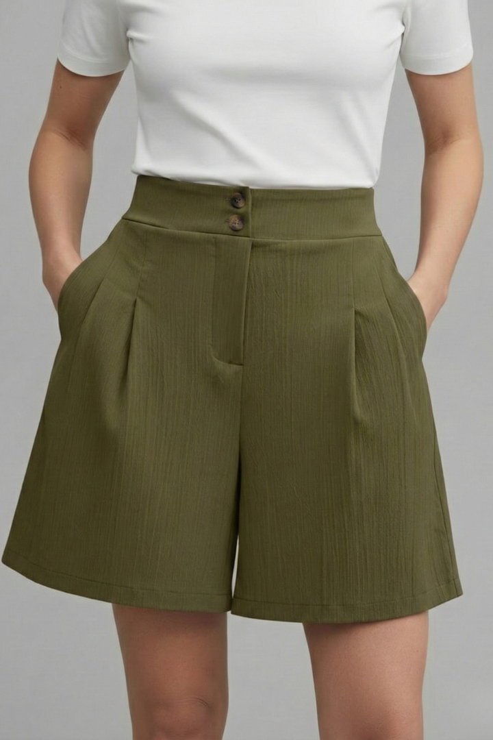 Noortje | Stylish Women’s Shorts with Wide Legs and High Waist