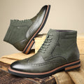 Suede Brogue Boots