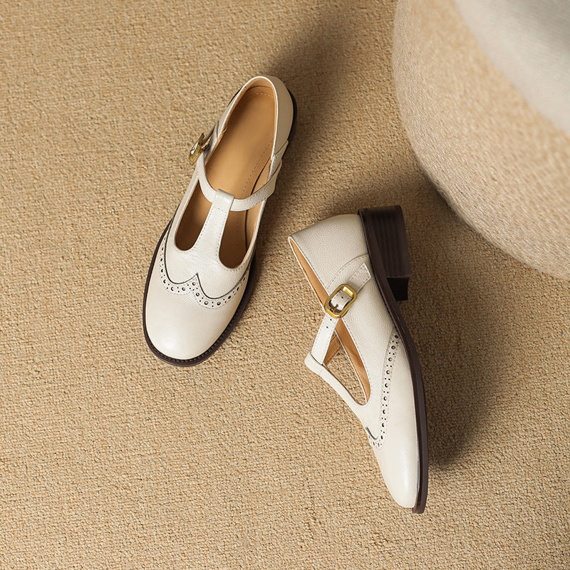 Nadine Stylish Block Heel Shoes