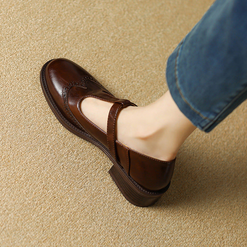 Nadine Stylish Block Heel Shoes
