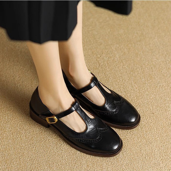 Nadine Stylish Block Heel Shoes