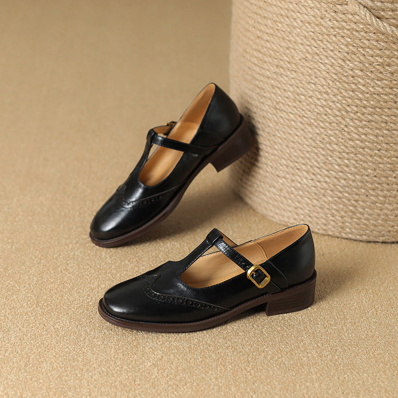 Nadine Stylish Block Heel Shoes