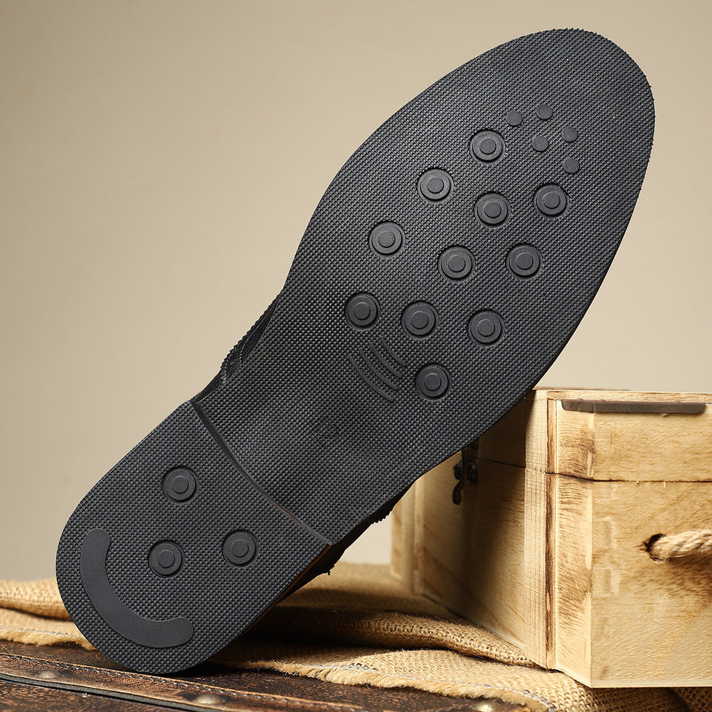 Suede Brogue Boots