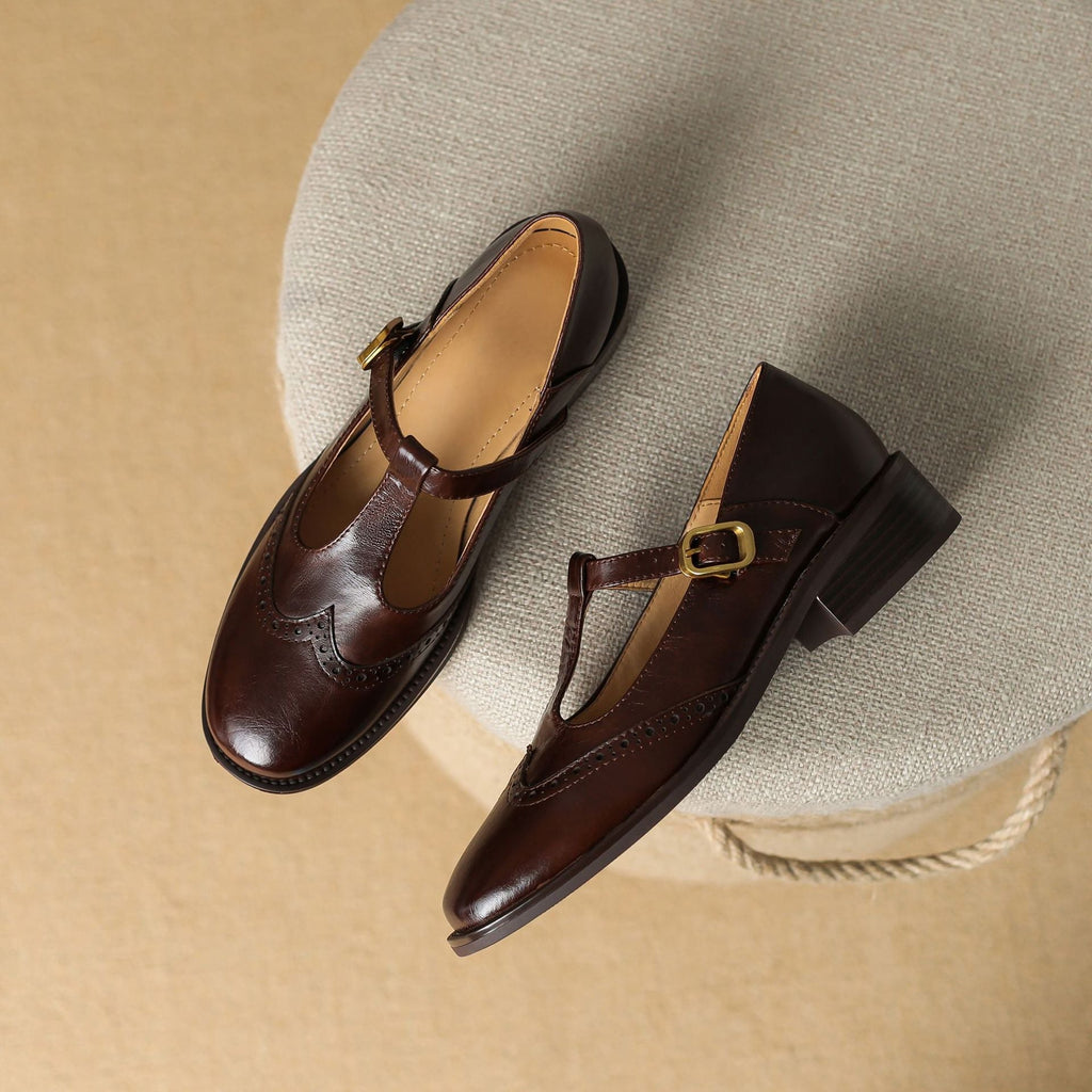Nadine Stylish Block Heel Shoes