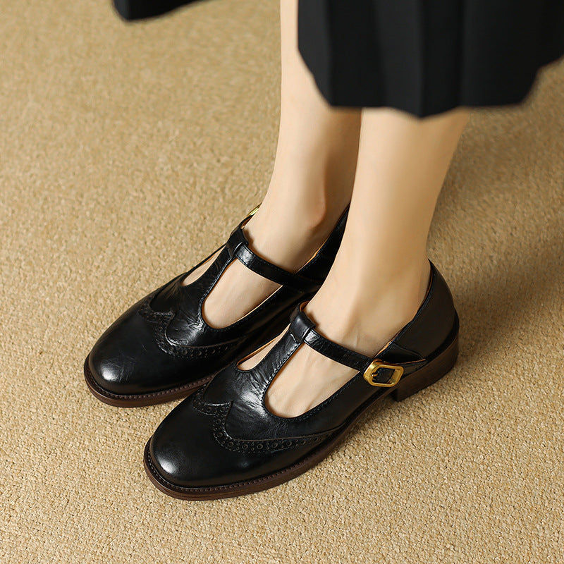 Nadine Stylish Block Heel Shoes