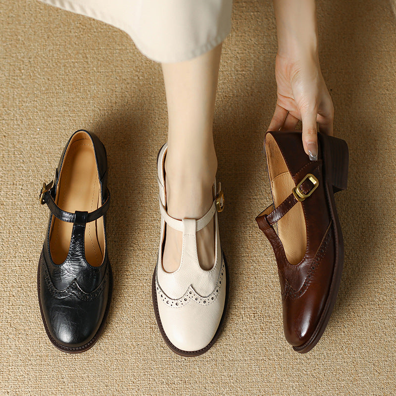 Nadine Stylish Block Heel Shoes