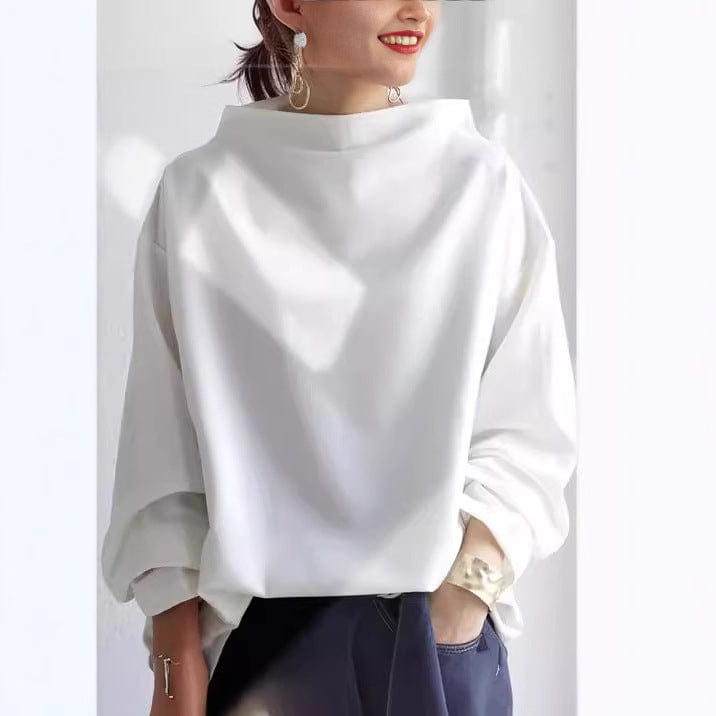 Renli Stylish High-Neck Top