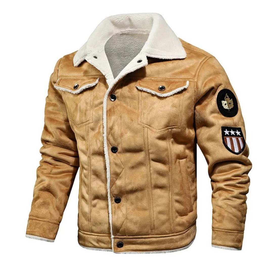 Noxar™ | Warm & Versatile Leather Jacket