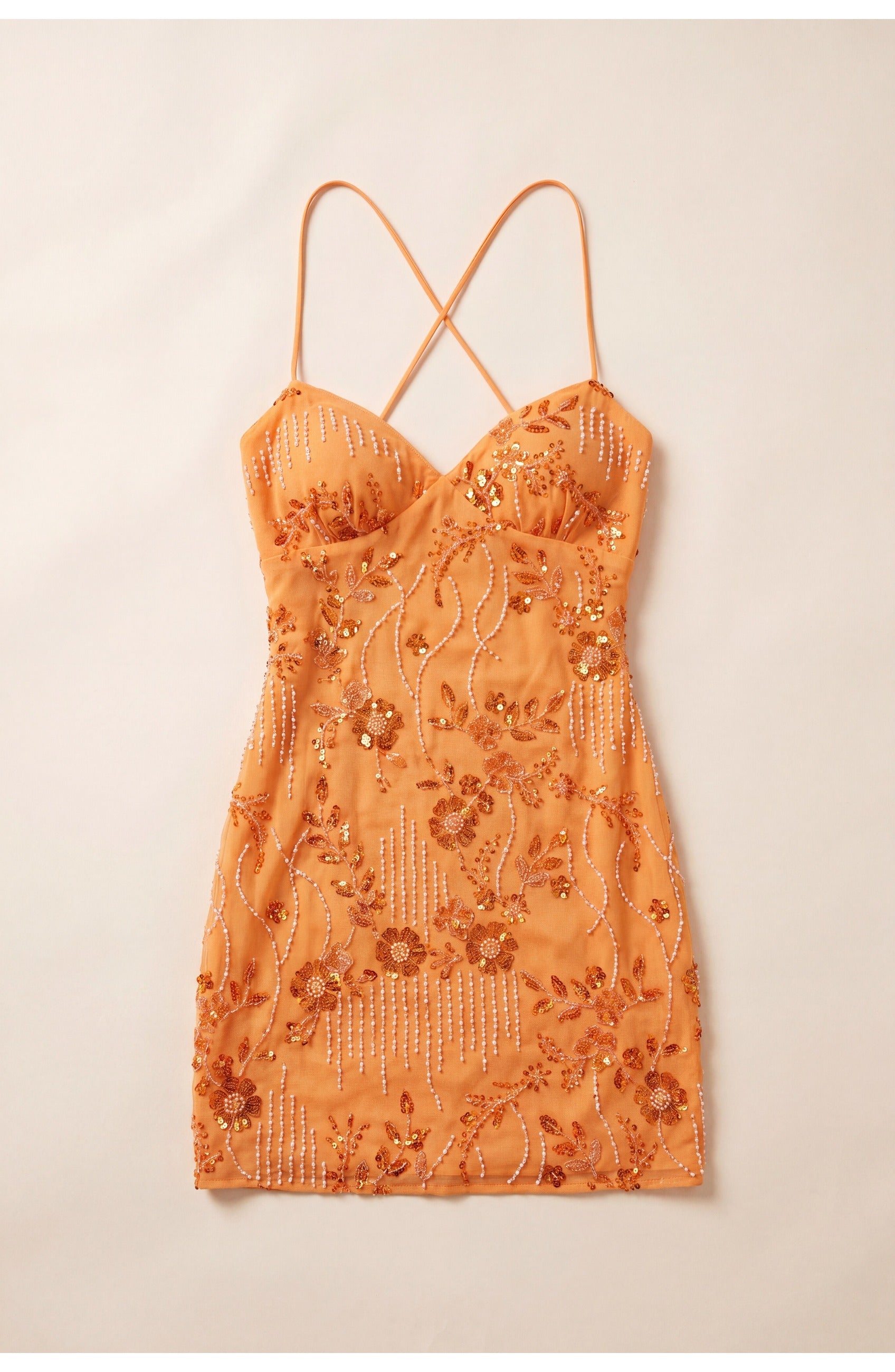 Wilhelmine Women’s Mini Dress | Pink Lace Overlay | Spaghetti Strap Bustier