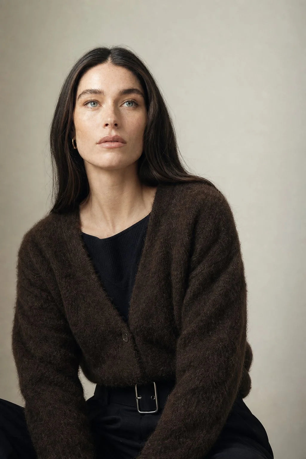 Oversized Faux Cashmere Cardigan Sweater for Women - Medium Stretch 12