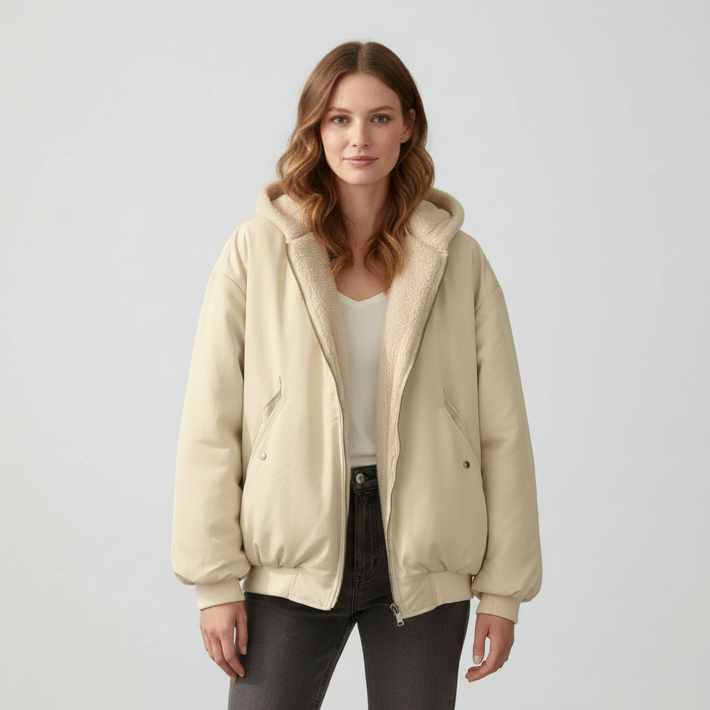 Oversized Insulated Black Puffer Jacket for Women's Winter Coats 0