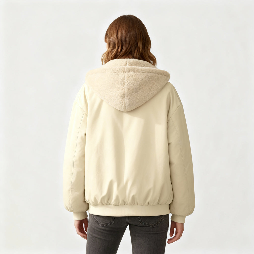 Oversized Insulated Black Puffer Jacket for Women's Winter Coats 4
