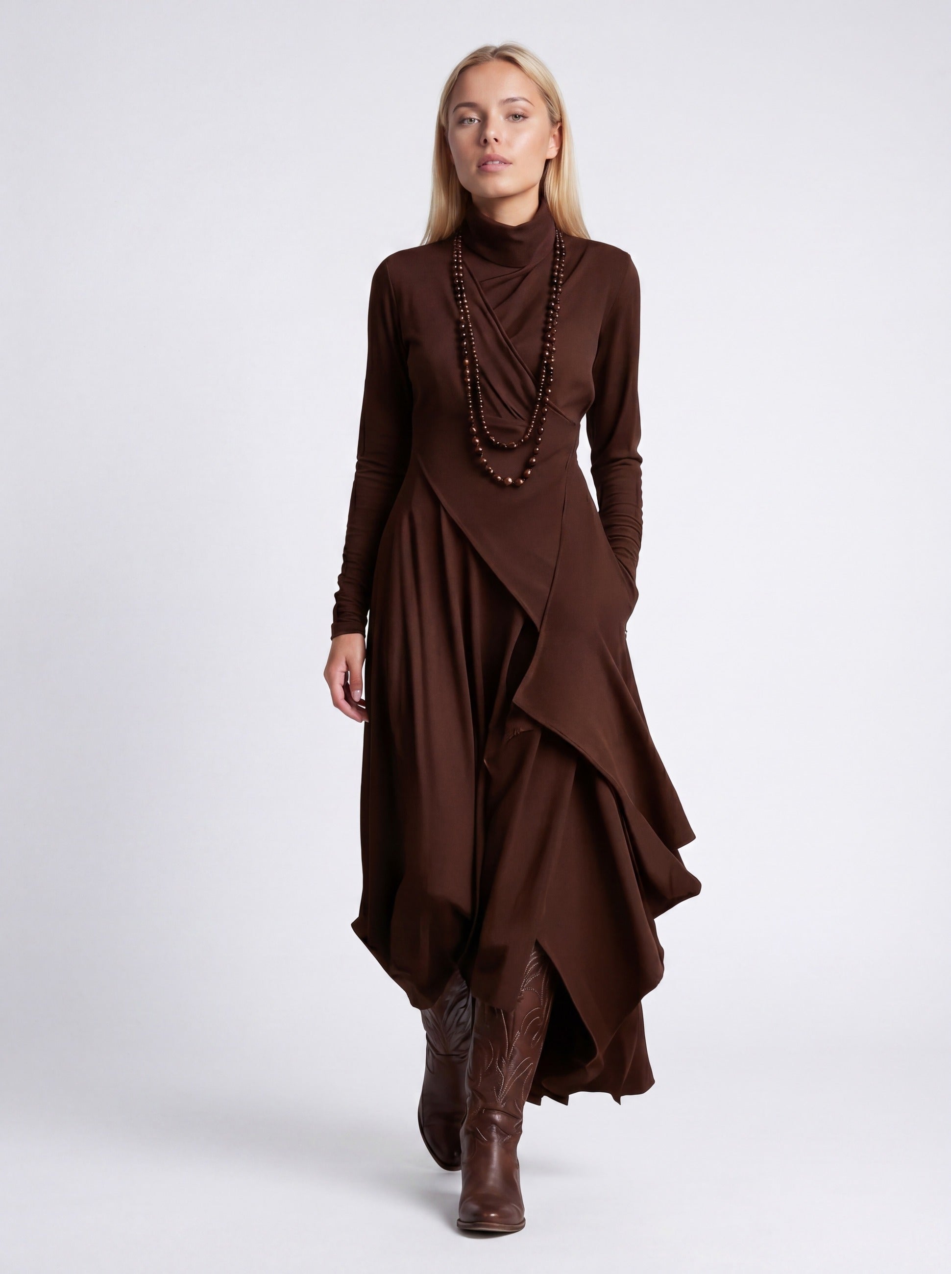 Inès Women’s Maxi Dress | Elegant Black Design | Timeless Style
