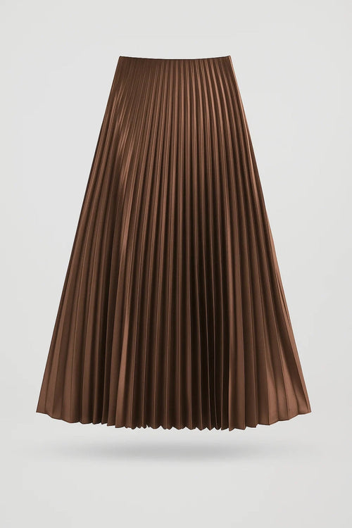 Alverina Women’s Skirt | Pleated Design | A-Line Fit