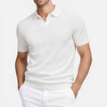 Men's Polo Shirt Slim Fit Lightweight Breathable Knit Casual Wear
