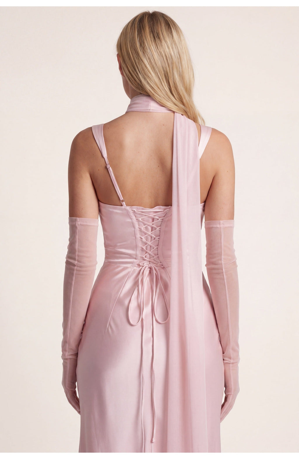 Mathilde Women’s Maxi Dress | Elegant Fit | Soft Pink