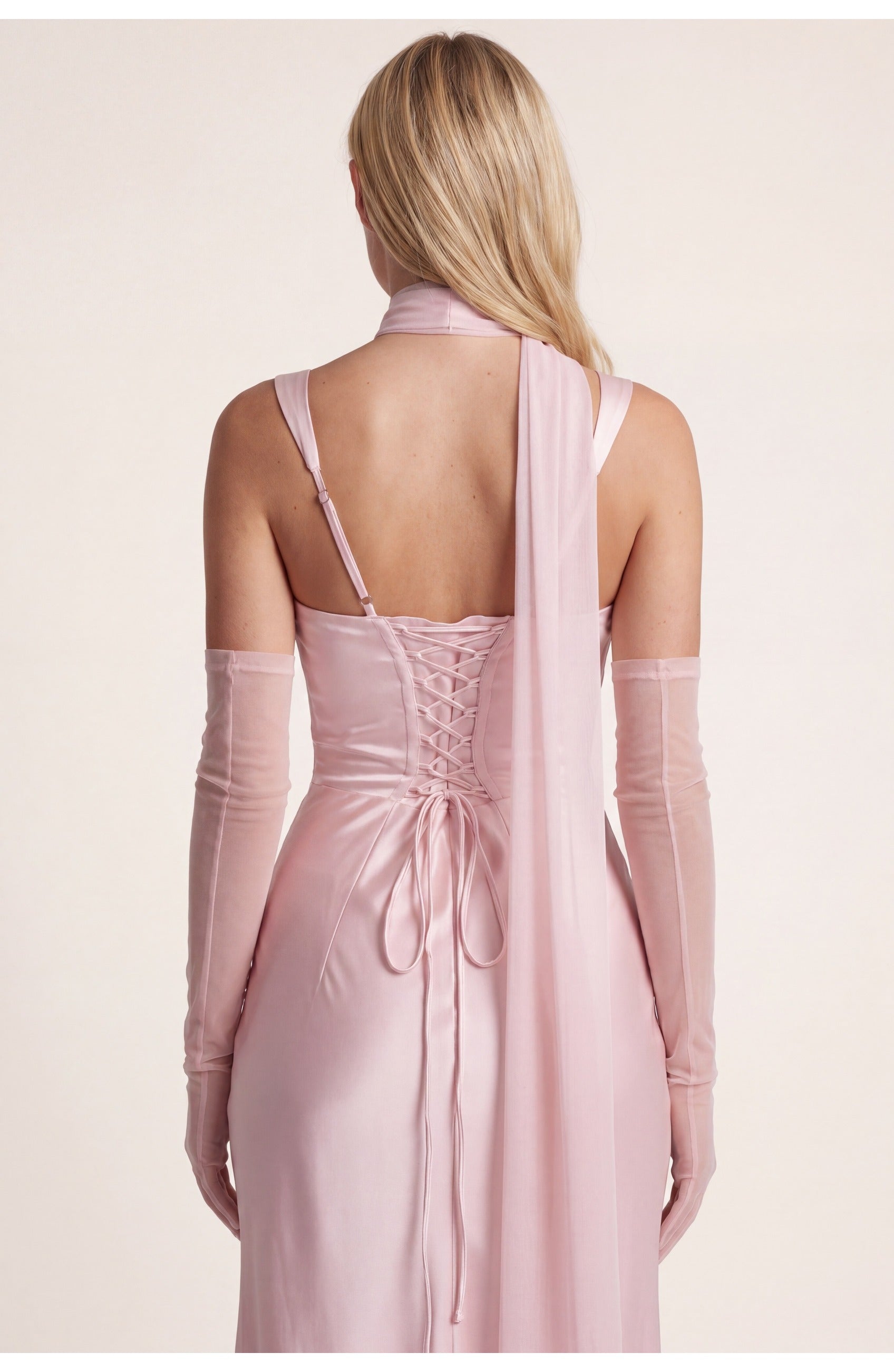 Mathilde Women’s Maxi Dress | Elegant Fit | Soft Pink