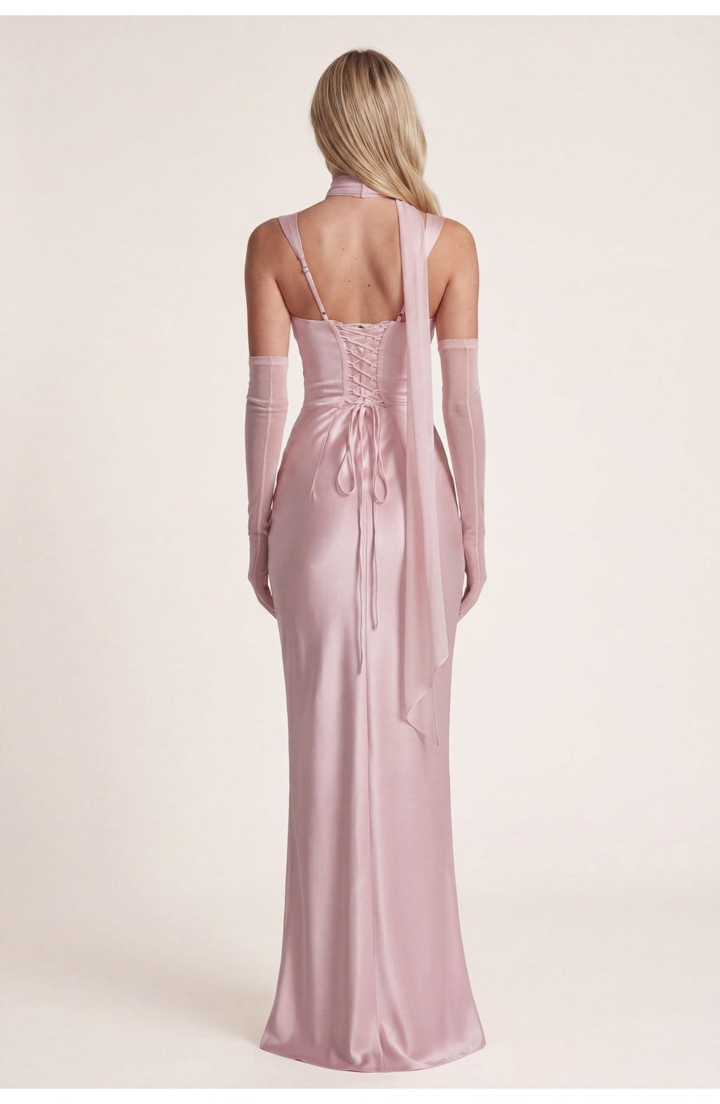 Mathilde Women’s Maxi Dress | Elegant Fit | Soft Pink