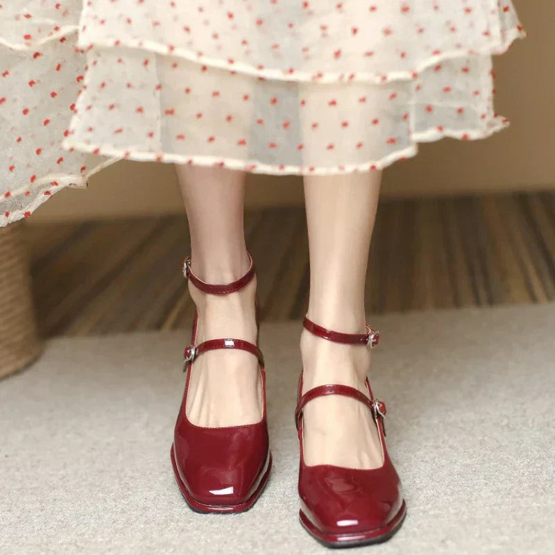 Celeste Elegant Block Heel Sandals