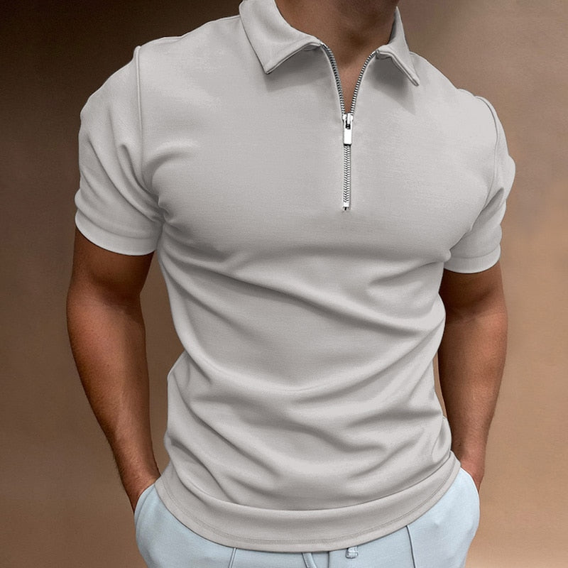 Elon – Polo Shirt with Zipper