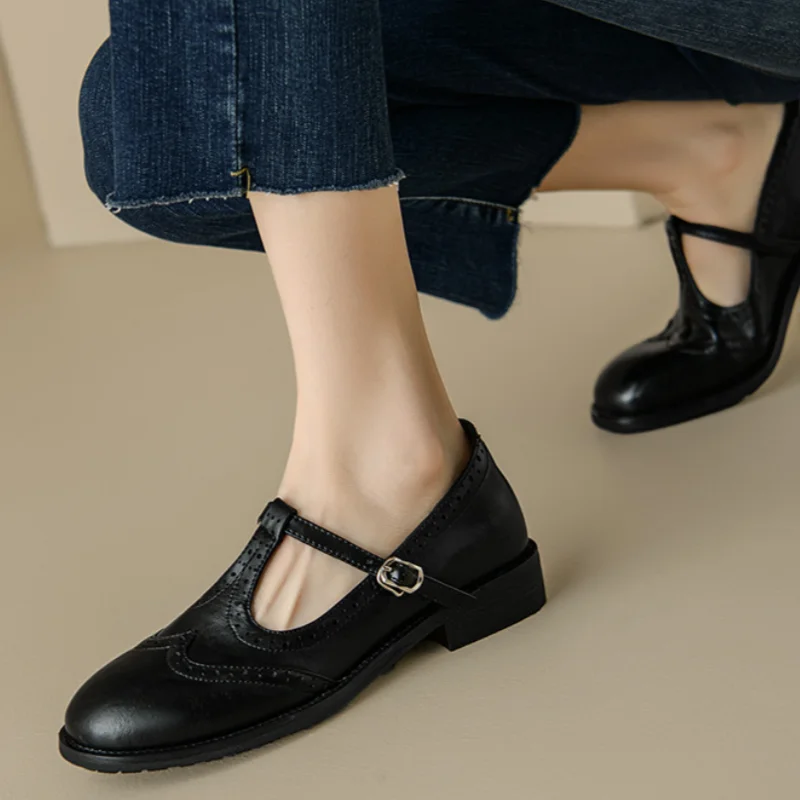 Vivian Comfortable Block Heel Shoes