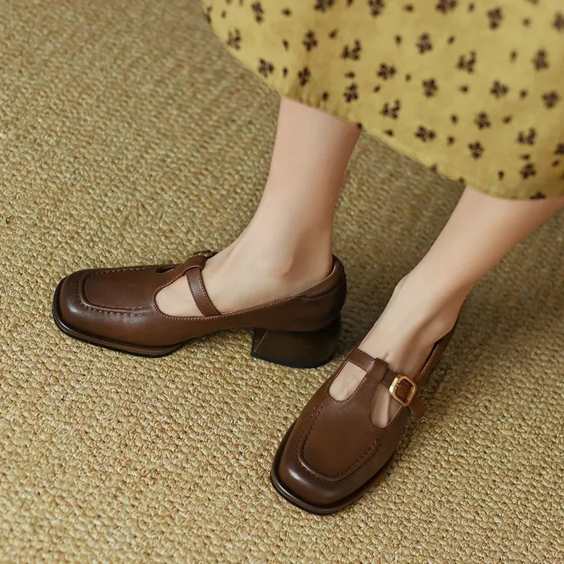 Wren Stylish Shoes with 5 cm Block Heel