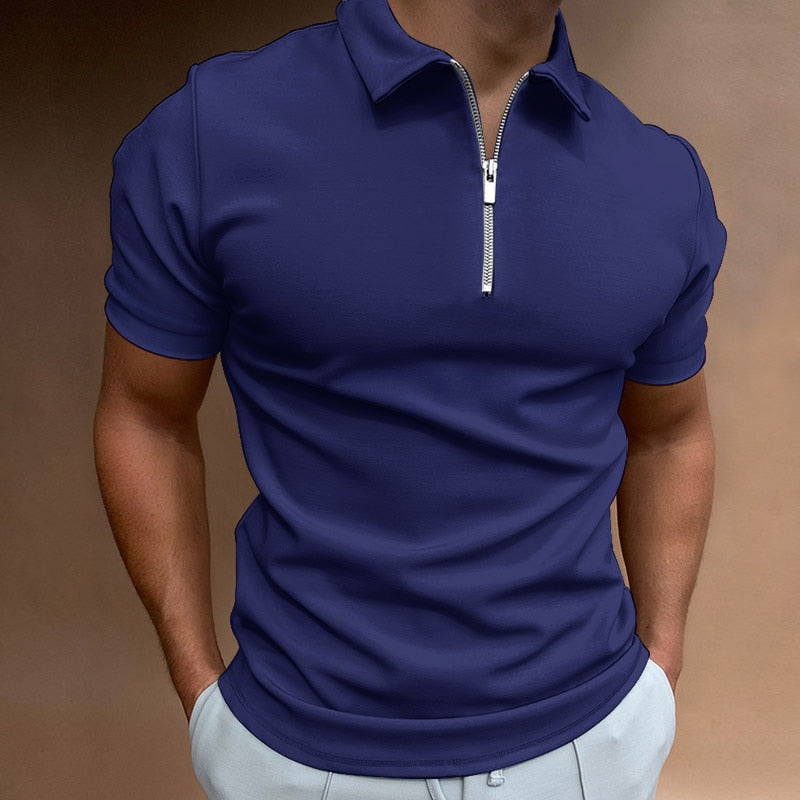 Elon – Polo Shirt with Zipper
