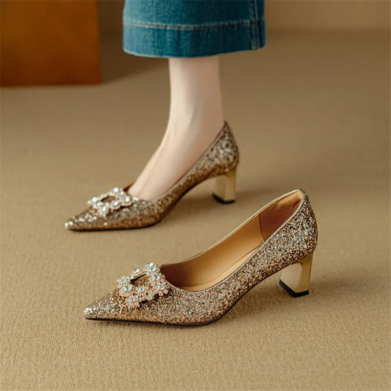 Stella Comfortable Block Heel Heels