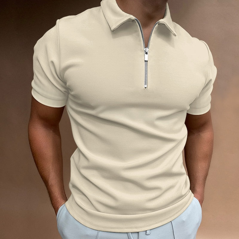 Elon – Polo Shirt with Zipper