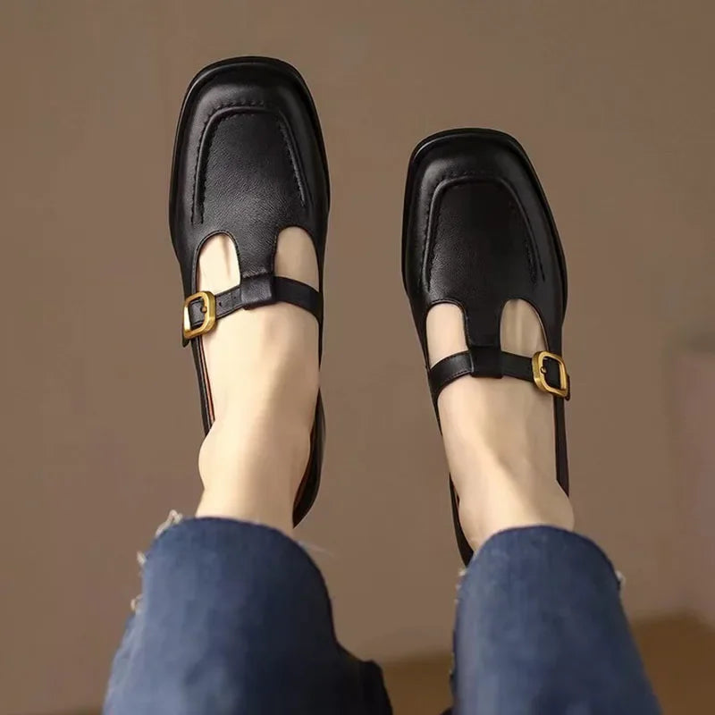 Wren Stylish Shoes with 5 cm Block Heel