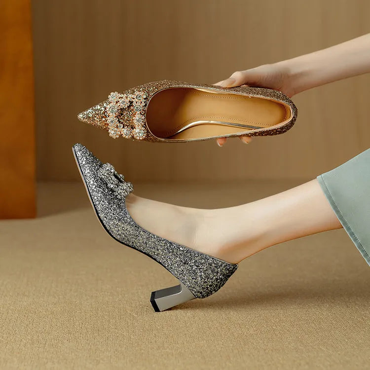 Stella Comfortable Block Heel Heels