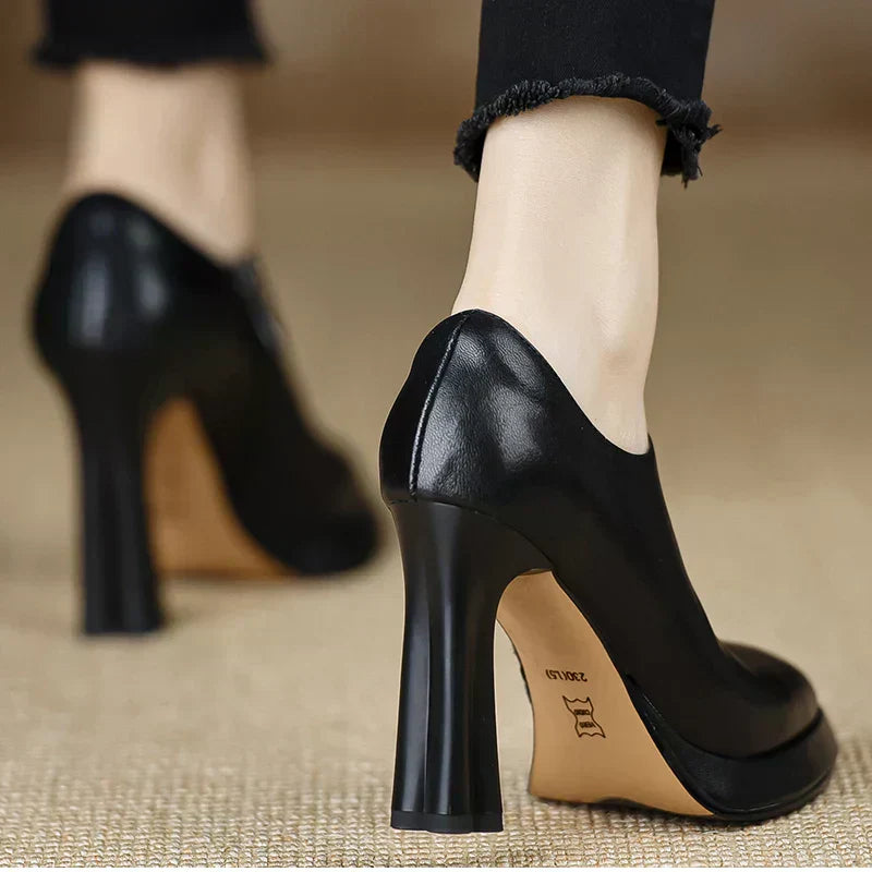 Giselle Stylish Block Heel Heels
