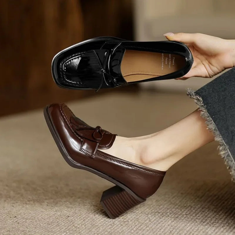 Vivienne Comfortable Heels with 5 cm Block Heel