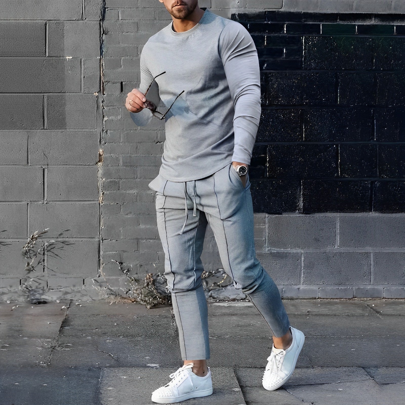 Men’s Jogging Suit – Two-Piece Set