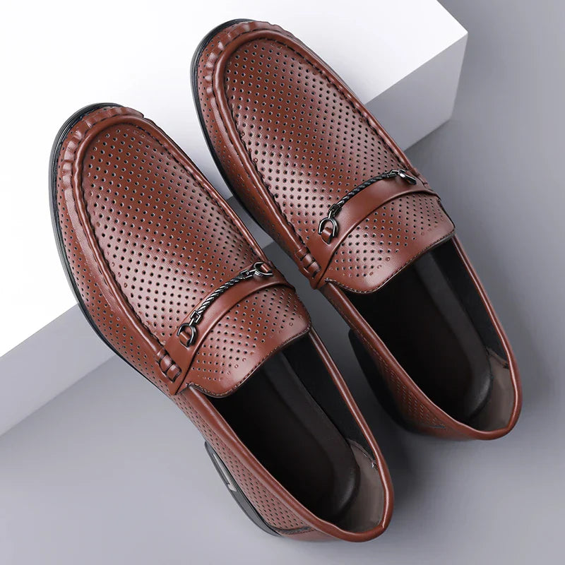 Carlos Italian Leather Dress Loafers
