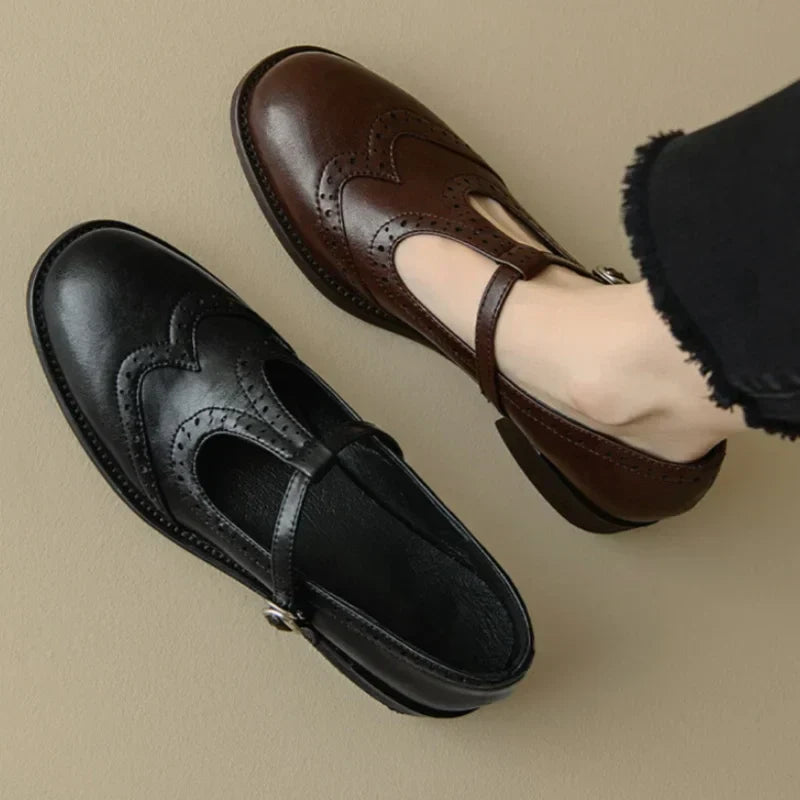 Vivian Comfortable Block Heel Shoes