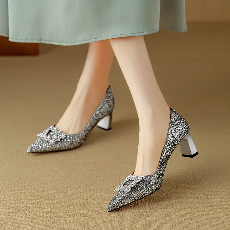 Stella Comfortable Block Heel Heels