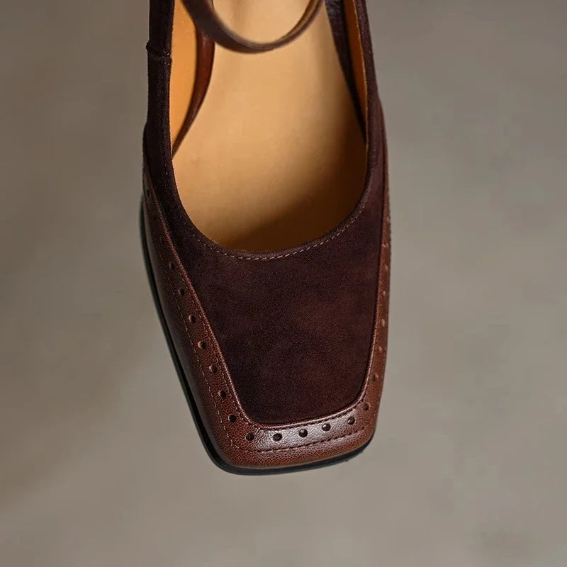 Constance Comfortable Block Heel Heels