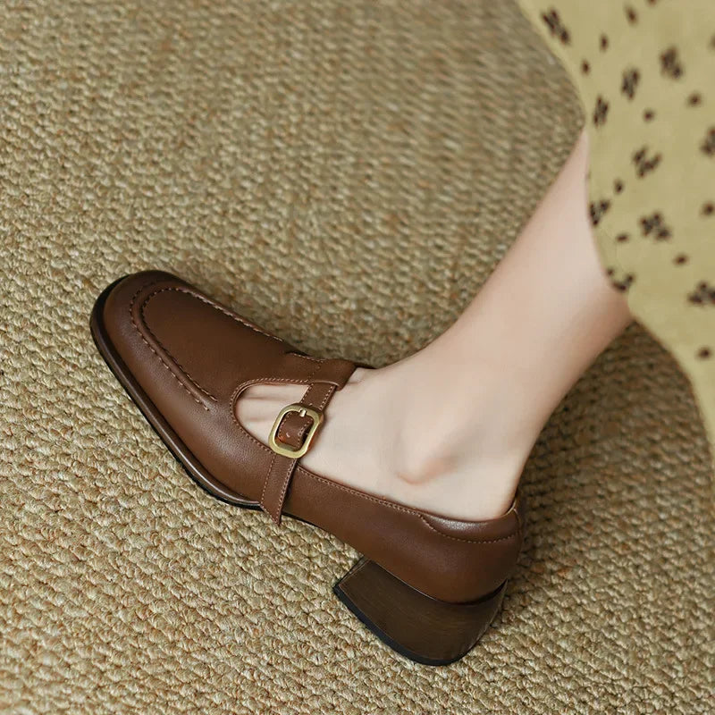 Wren Stylish Shoes with 5 cm Block Heel